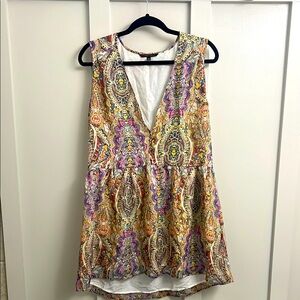 Paisley Print Sleeveless dress